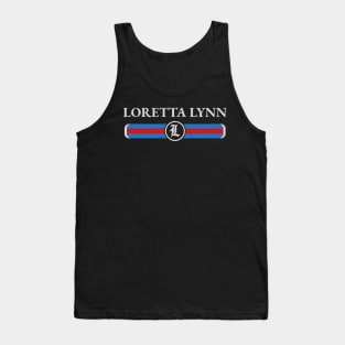 Graphic Loretta Name Vintage Birthday Retro Gift Tank Top